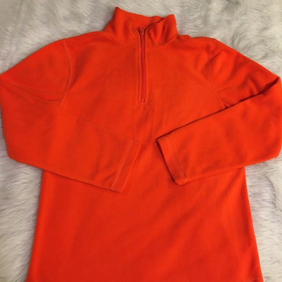[Arizona] Orange Zip-Up Fleece Jacket - Picture 2 of 4